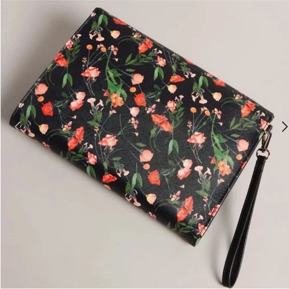 TED BAKER Paiticn Floral Print Envelope Clutch/Wristlet NWT🌸💐 - Picture 3 of 5